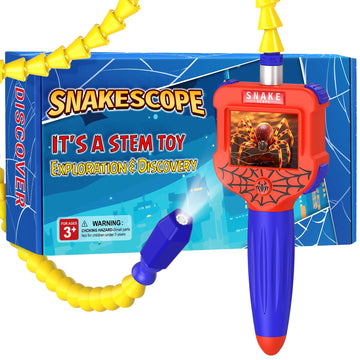 Borescope Snake Camera With Light For Kids, Educational Stem Toys For Boys & Girls 4-6, Unique Birthday Gifts For Kids 4 5 6 7 8