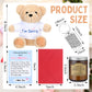 Hydren 5 Pcs I'M Sorry Gifts Set With Big Box Include I'M Sorry Plush Bear Gifts Candle Apology Card Keychain I'M Sorry Gifts Fo