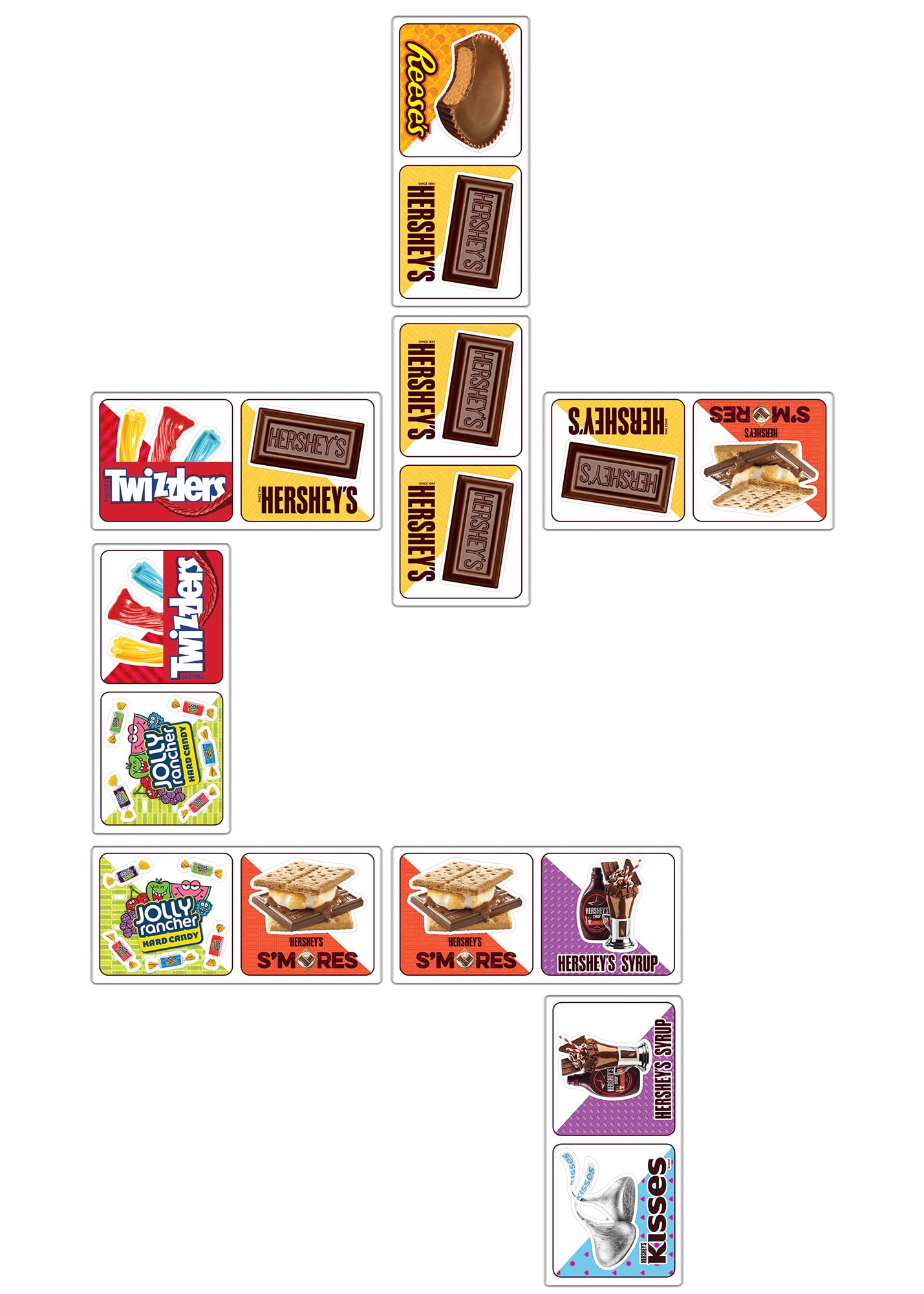 MasterPieces Kids Games - Hershey's Picture Dominoes - Game for Kids and Family