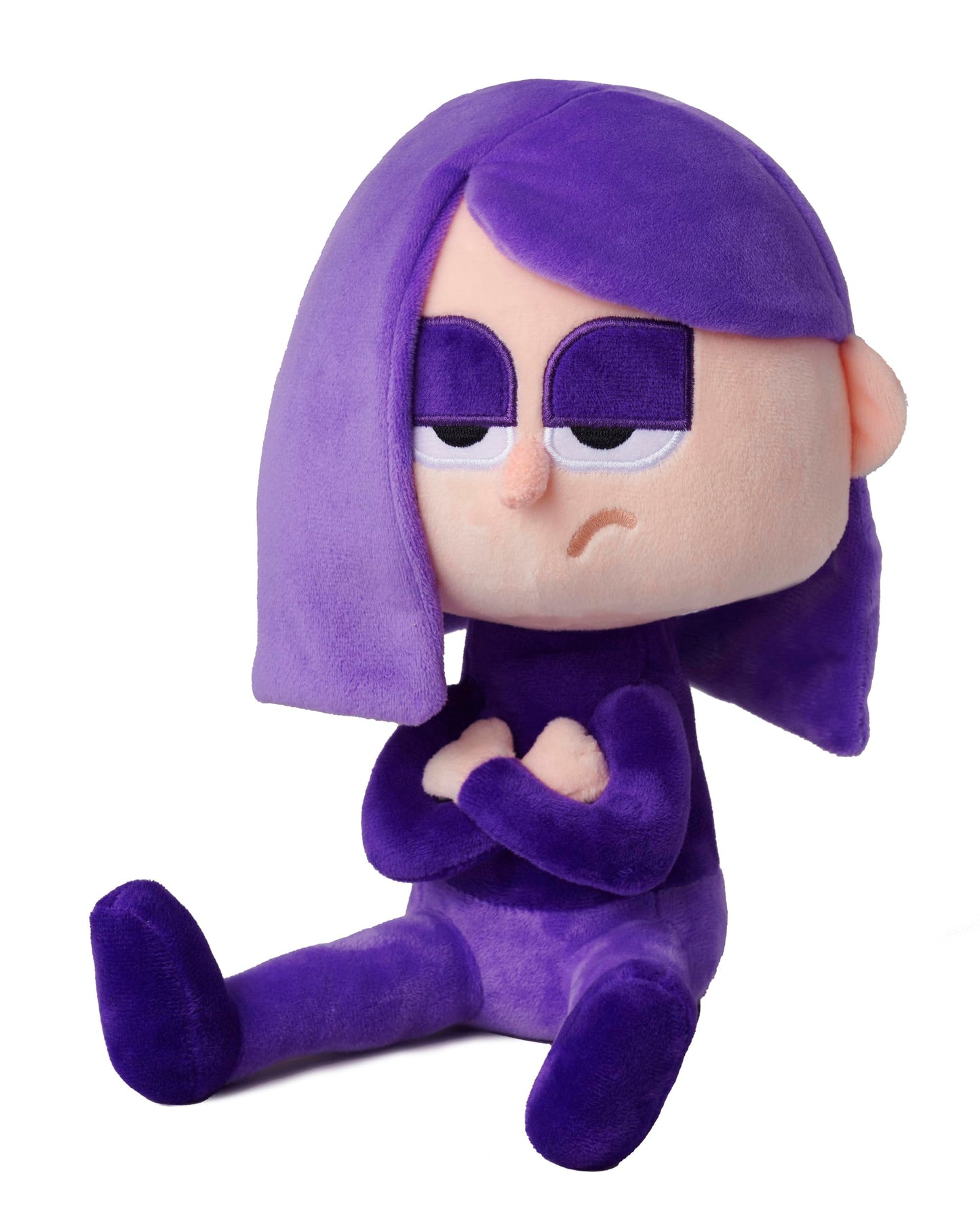 Duolingo Lily Plush - Officially Licensed - Premium Plushie, Purple, 10''