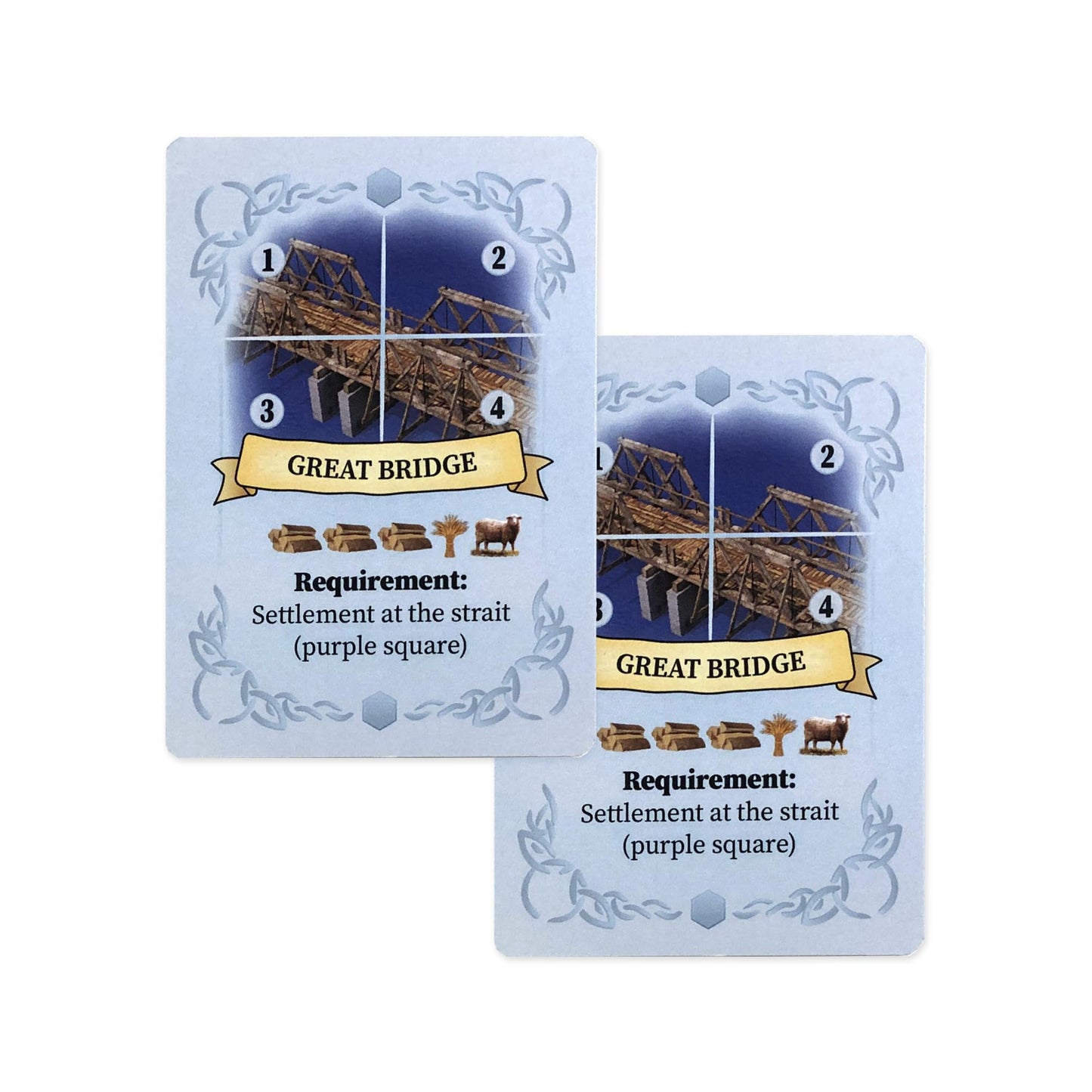 Tabletop Monthly World Wonders Replacement Cards Compatible With Catan'S The Wonders Of Catan Seafarers Scenario. Compatible Wit