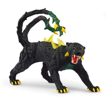 Schleich Eldrador Creatures Mythical Shadow Panther Action Figure - Mischievous Shadow Panther With Transparent Spines, Durable Toy For Boys And Girls, Gift For Kids Age 7+