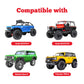 12mm Hex 1.9 Beadlock Wheels and Tires Height 120mm / 4.72inch with Foam Inserts for 1:10 RC Crawler Axial SCX10 90047 SCX10 II