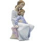 Lladro Nao Collectible Porcelain Figurine: A Moment with Mommy - 8 3/4 Tall - Mother and Daughter