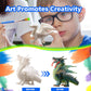 SOLDAY Dragon Toys Painting Kits for Kids Arts and Crafts Ages 3 6 5 7 9 12 Boys Girls to Paint Your Own Paintable Figurines Bir