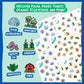 Nene Toys Nature Adventures Extension Cards - Extension Set Exclusive Size Ladybug'S Memory Game - 24 Patterns Featuring Diverse Ecosystems And Wildlife Exclusive Size