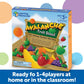 Learning Resources Avalanche Fruit Stand - 42 Pieces, Multi-color, Fine Motor Game, Ages 3+, Model LER5070