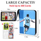 400 Pockets Soccer Card Binder for Soccer Trading Cards 2025-2026 Portable Waterproof Storage Bag with Removable Sleeves for Sports TCG Cards Collectors