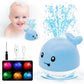 Light Up Baby Bath Toys:Toddla Whale Bath Toy Sprinkler Bath Fountain Toy For Babies 6-12-18 Months Infant Water Pool Shower Tub