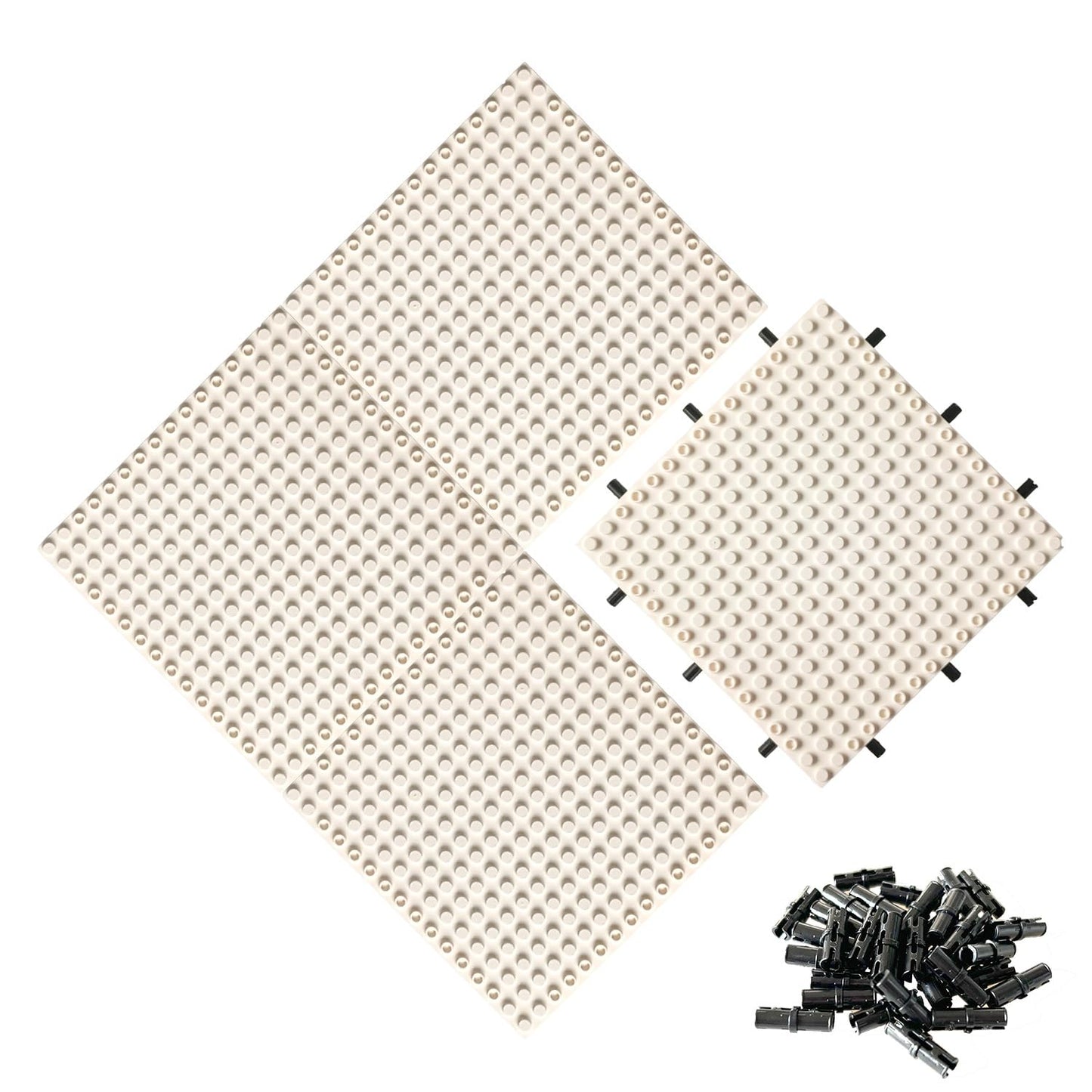 4Pcs Base Plates Multipack Classic Baseplate Building Plates For Building Bricks 65803 Freely Put Together Variousbackground Boa