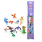 WILD REPUBLIC Dragon Figurines Tube - 12 Resin Dragon Toys, 6 Poses, 13 Inches