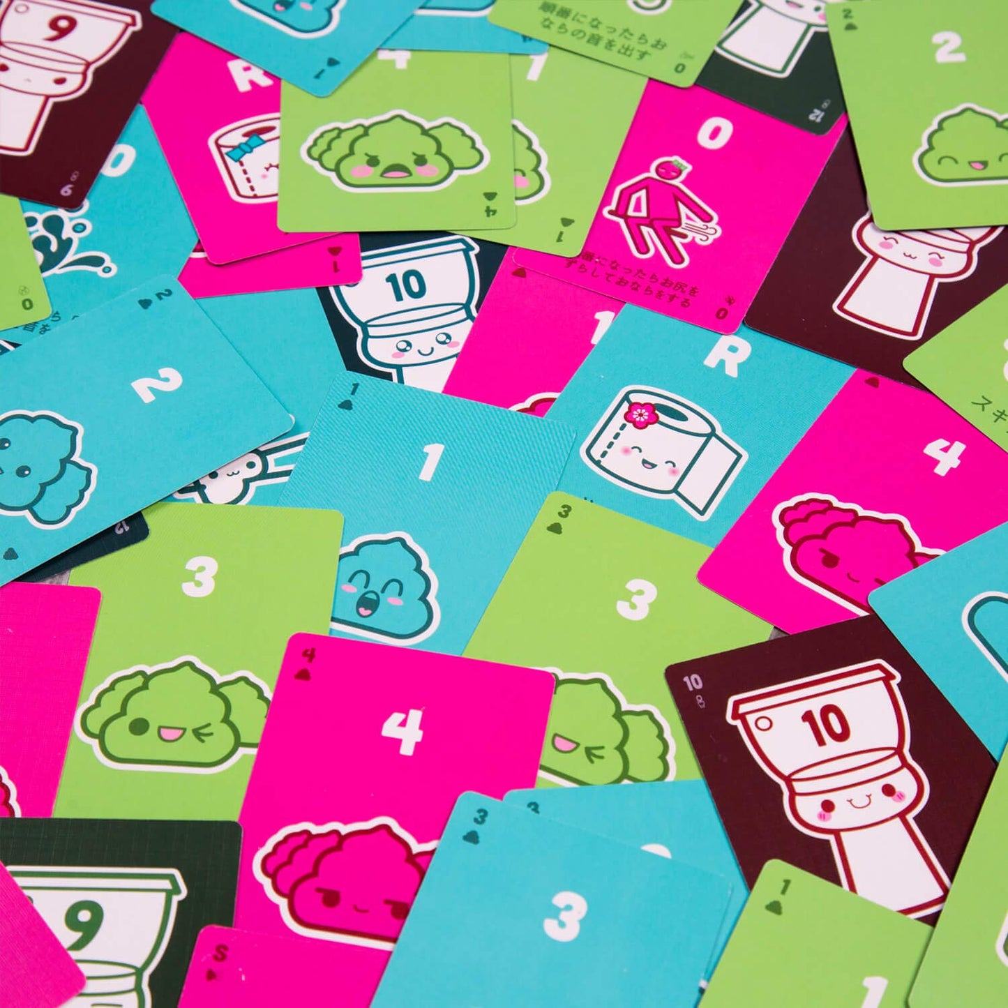 Poop: Kawaii Edition Family - Friendly Party Games - Card Games For Adults, Teens & Kids