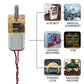Coliao 10Pcs Dc 3V-6V Mini N20 Gear Motor Slow Speed Full Metal Gearbox Micro Motor With Terminal For Smart Car Diy Rc Toys