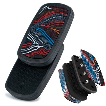 DjuiinoStar Silent Fidget Slider (Carbon Fiber + Glass Fiber)  CNC Machined Free-Floating Push Slider  Addictive Magnetic Toy  Help to Relieve Stress  Best Gift for Fidget Fans DFS-47