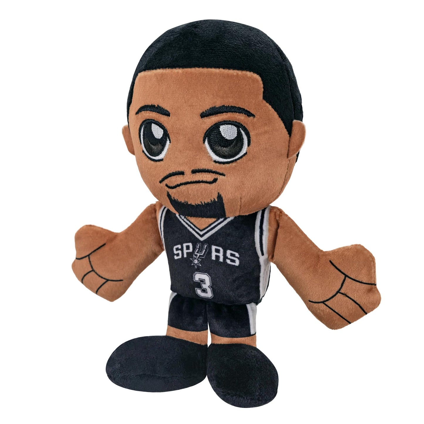 Bleacher Creatures San Antonio Spurs Keldon Johnson 8' Nba Kuricha Sitting Plush - Soft Chibi Inspired Nba Superstar