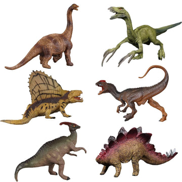 Pau1Hami1Ton Dinosaur Toys For Kids 3-5,6 Pack Realistic Toddler Dinosaur Toy Set,Educational Dinosaurs For Kids 3-5,Perfect Din