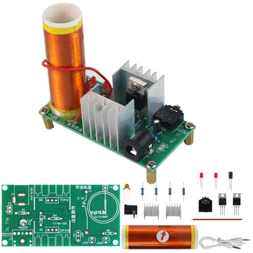 Yidab Tesla Coil Soldering Kit with Purple Arc & Bluetooth Music Sync | DIY Spark Generator for Science Experiments, Lighting La