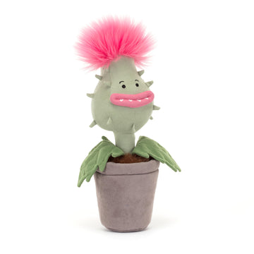 Jellycat Carniflore Priscilla Stuffed Toy, 11.5 Inches - Plant Plush - Fun Décor & Gift
