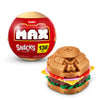 MAX enhanced Snacks Building Bricks Collection (Hamburger) by ZURU. Building Bricks for Teens  mature-themeds and Collectors. Build  Collect and Display Your Collection of Delicious Snacks!