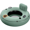 Retrospec Siesta Float 48 Inflatable River Tube | Heavy-Duty Water Float w/Backrest & Cup Holders | 300 lbs | Repair Kit | Pool  Lake & River