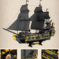 SEMKY Pirate Series Black Devil Pirate Ship MOC Building Blocks and Engineering Toy(2076 Pieces)  Pirate Ship for Kid and Fan