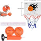 Seisso Mini Basketball Hoop And Balls - Bedroom Bathroom Toilet Office Desktop Mini Basketball Decompress Game Education Pet Pla
