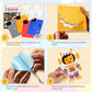 Vkpi 4 Pieces Eva Foam Art Crafts Gift Kit, Creative Make Your Own Spacemen, Cartoon Foam Paper Craft Projects For Kids Ages 4+