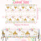 Dydamud 3Pcs Princess Birthday Party Tablecloths Decorations,Once Upon A Time Birthday Decorations Plastic Princess Castle Party