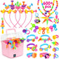 NIDOOT Pop Beads, Girls Jewelry Making Kit, Bracelet Making Kit for Girls, 550Pc+ Snap Beads for Kids, Girl Toys Age 4-5, 5 6 Ye