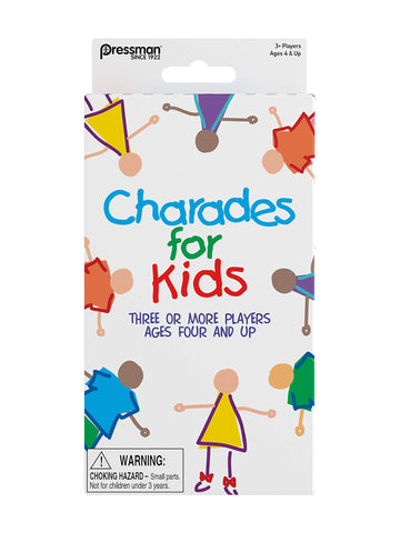 Pressman Charades For Kids Peggable - No Reading Required Family Game Multicolor ,5'