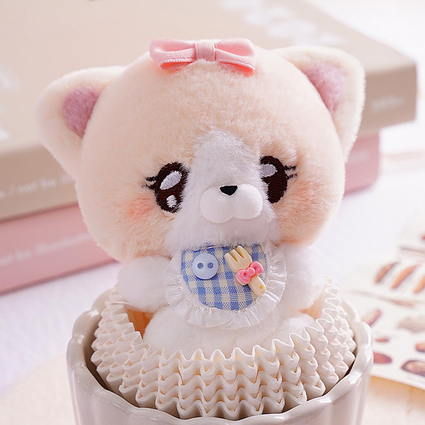 Calembou Anime Plush Doll, 5'' Handspupu Series Kawaii Animals Plush Figure, Cute Stuffed Doll Collectible Plush Toys Christmas