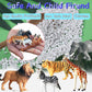 12 Pcs Figures Toys Realistic Mini Safari Zoo Animal Figurines, Plastic Learning Educational Playset Animal Themed Party Supplies Cake Topper Ornaments For Easter Egg Birthday Christmas