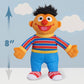 Just Play Sesame Street Friends Bert And Ernie 8-Inch 2-Piece Sustainable Plush Stuffed Animals Set, Kids Toys For Ages 18 Month