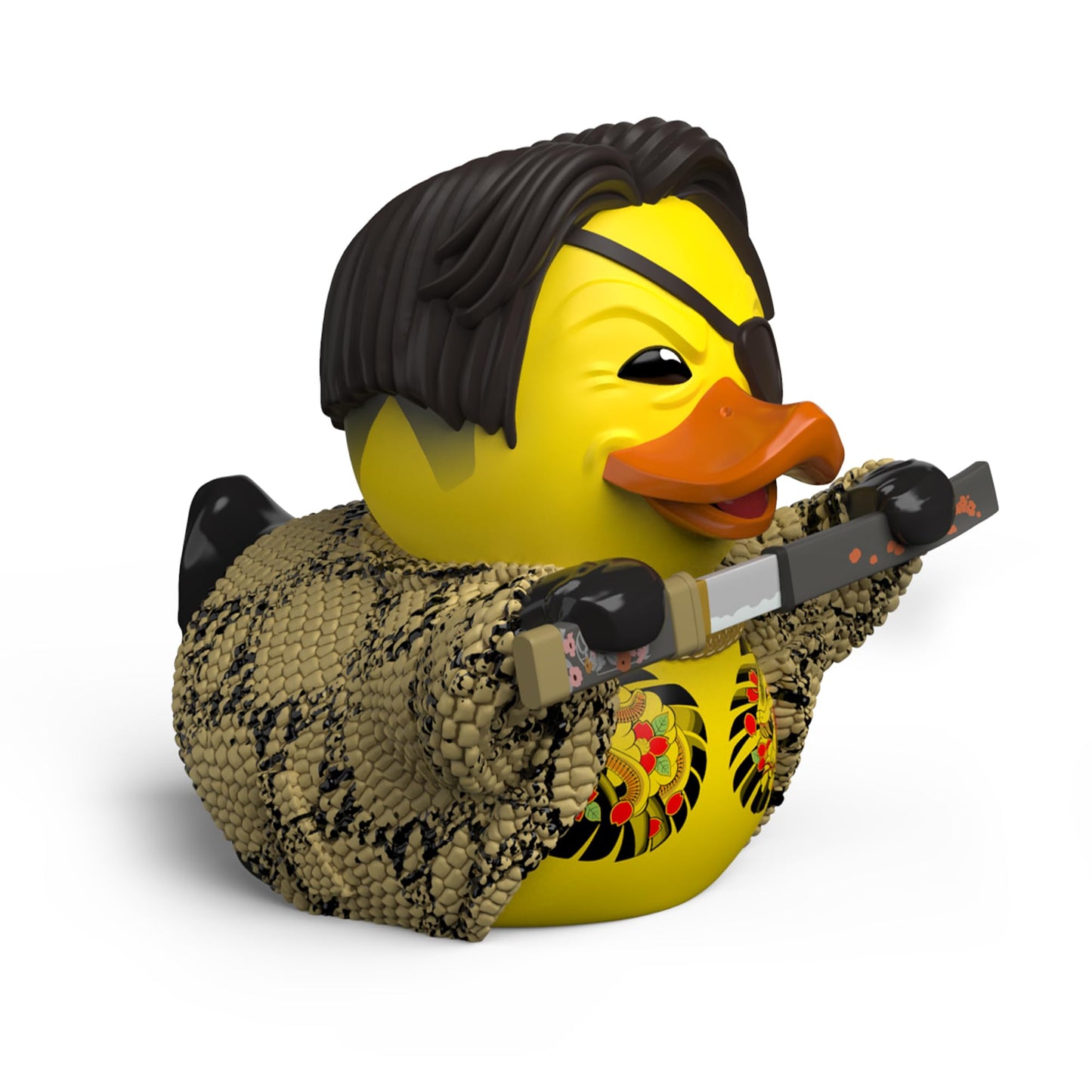 TUBBZ Goro Majima Cosplaying Rubber Duck Vinyl Figure - 3.54" PVC, Goro Majima (Bathtub), First Edition, Model TBZ-6