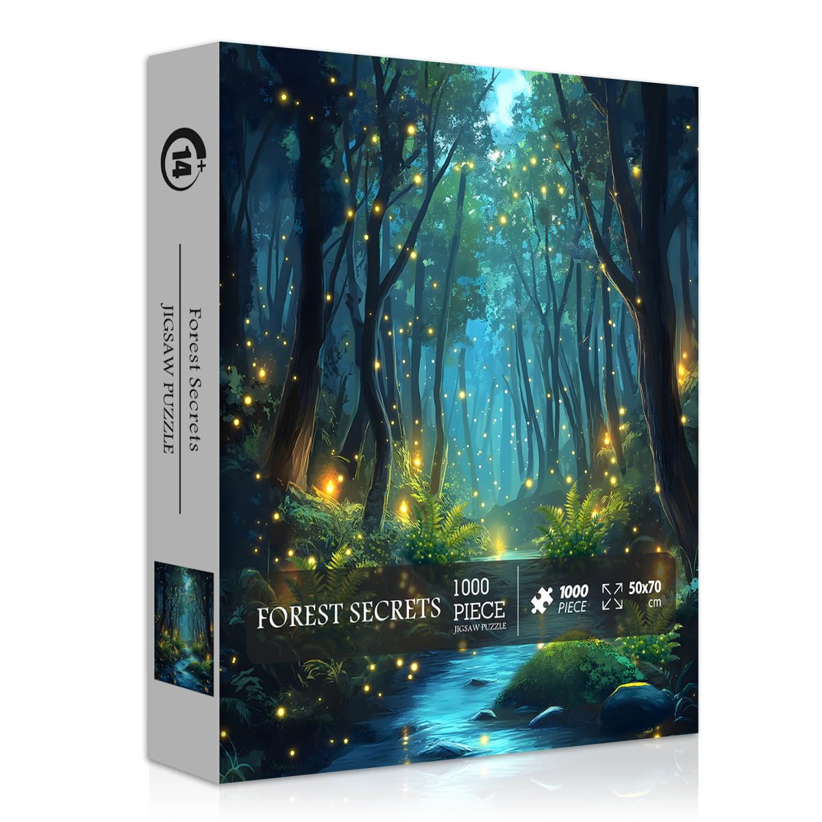 Impossible Puzzles for mature-themed 1000 Pieces  Magic Forest Fantasy Puzzle Nature Difficult Challenging Jigsaw Puzzles