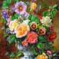 CASTORLAND 500 Piece Jigsaw Puzzle  Flowers in a Vase  Flower and Plants Puzzle  Albert Williams  Painting Puzzle  mature-themed Puzzles  Castorland B-52868