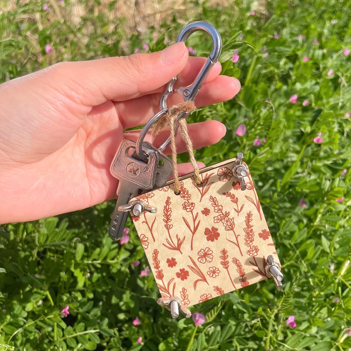 Happinit Micro Flower Press, Small Flowers Press Kit, Pocket Flower Pressing, Mini Plant Preservation Kit for Arts and Crafts Lo