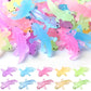Meooeck 60 Pcs Mini Axolotl Animals Toys Bulk Cute Squeeze Axolotl Fidget Stress Relief Salamander Animal Sensory Toys for Child