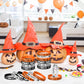 Morcheiong 36 Pieces Halloween Rubber Bracelets 6 Classic Design Silicone Wristbands for Halloween Scary Party Supplies