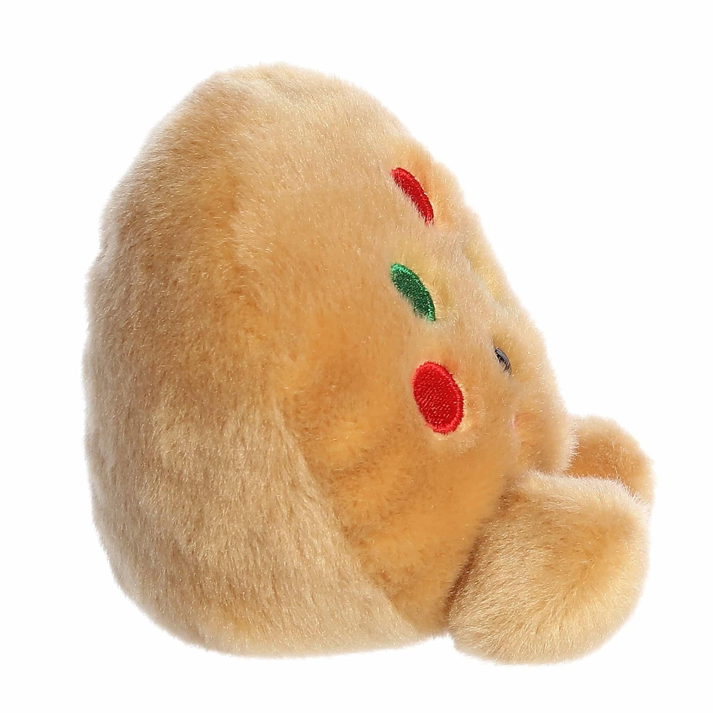 Aurora Festive Palm Pals Kringle Cookie Stuffed Animal, Brown, 5 Inches, Small, Plush Toy for Kids & Collectors, Holiday Gift
