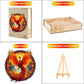 KAAYEE Wooden Jigsaw Puzzles-Wooden Puzzle mature-themed Unique Shape Advanced Phoenix Wooden Jigsaw Puzzle for mature-themed  Family Puzzles 21.6 * 20in 680pcs