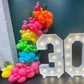 Tropical Balloon Arch, Tropical Balloon Garland Kit, Hot Pink Green Balloon Arch Kit Hawaii Party Balloons Summer Beach Birthday