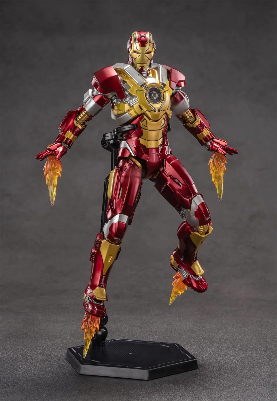 Banobi 7 Inch Ironman Mk17 Action Figure (1/10 Scale) With Lots Of Accessories,Exquisite Painting Collectible Toy