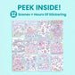 CUPKIN Christmas Sticker Book & Coloring Book - 500+ Stickers, 12 Scenes, Winter Wonderland, Ages 2-10, Fun Holiday Activity