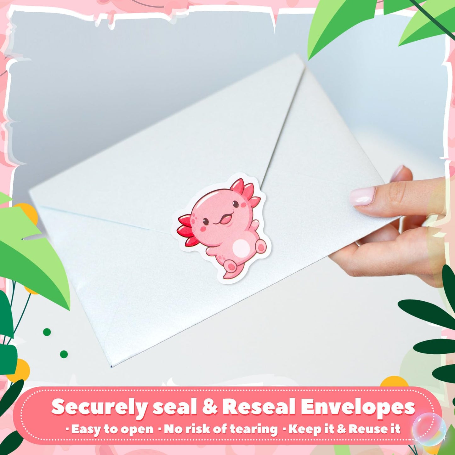 Qeeenar 1 Roll Stickers Decal Reward Cute Office Supplies Incentives Animals Sticker Halloween Party Favor, 500 Pcs Each Roll(Ax