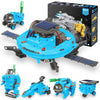 Playsheek Stem Projects For Kids Ages 8-12 Solar Robot Kit 6-In-1 Space Toys For 10-Year-Old Boy Girl Gift Building Toys Science