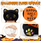 Mufeiruo Halloween Plush,8 Inch Halloween Cat Stuffed Animal,Halloween Black Cat Plushie With Pocket For Kids,Halloween Cat Plush,Gift For Halloween Boys Girls,Halloween Party Favors Decor