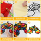 QOUBAI Rainbow Suncatchers Craft Kit - 32 Sets DIY Stained Glass Effect, Paper, 10.04"x10.12", Colorful, Model QB1073
