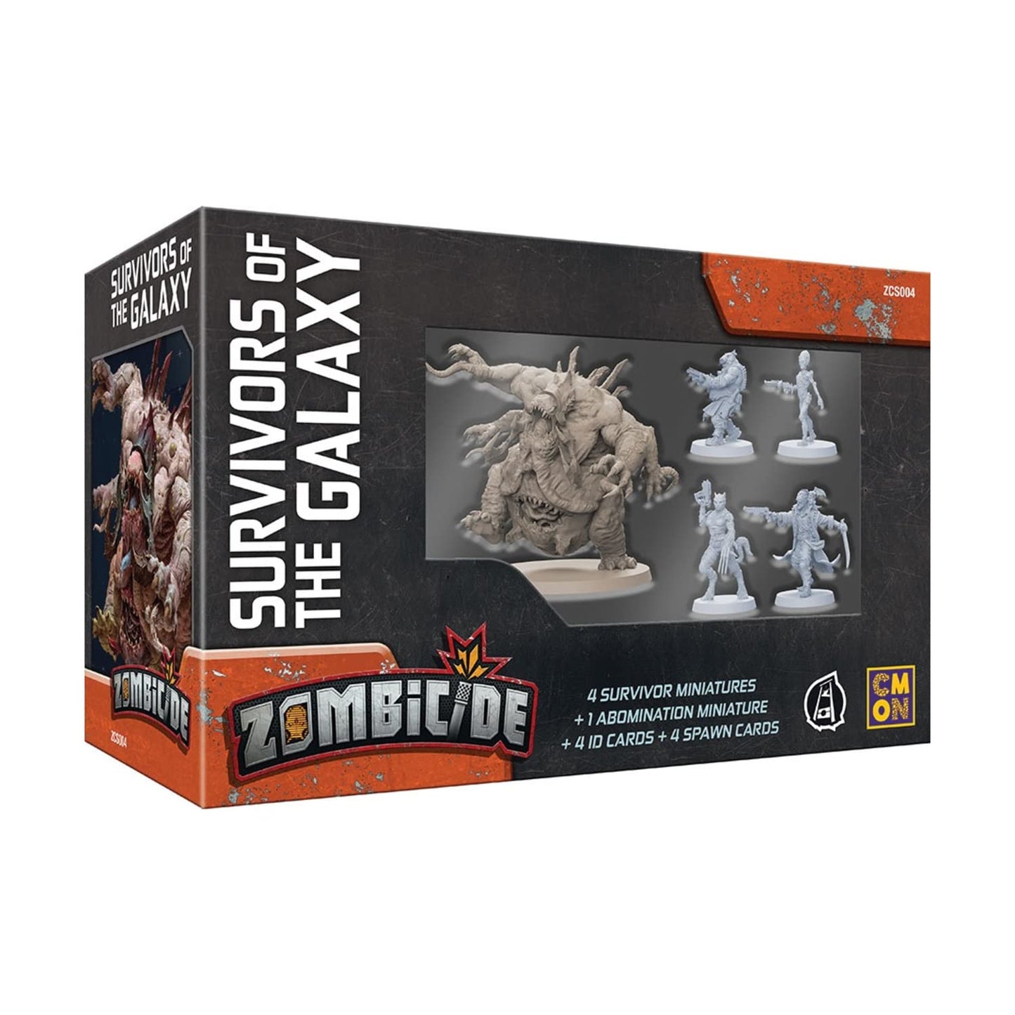 Cmon Zombicide Invader Survivors Of The Galaxy Box Set - Unite Alien Races To Face The Xenos Threat! Cooperative Strategy Game With Tabletop Miniatures, Ages 14+, 1-6 Players, 1 Hour Playtime, Made