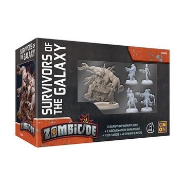 Cmon Zombicide Invader Survivors Of The Galaxy Box Set - Unite Alien Races To Face The Xenos Threat! Cooperative Strategy Game With Tabletop Miniatures, Ages 14+, 1-6 Players, 1 Hour Playtime, Made